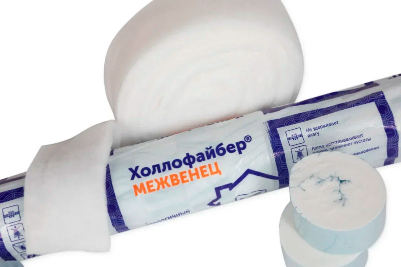 Рулон холлофайбера для межвенцового утепления сруба